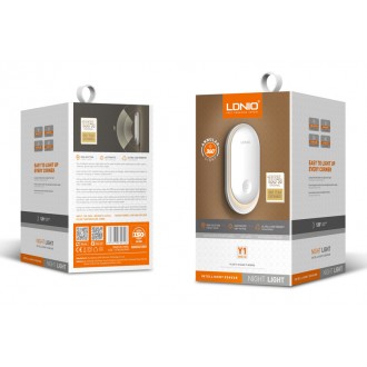 LDNIO φωτιστικό νυκτός Y1 με αισθLDNIO φωτιστικό νυκτός Y1 με αισθητήρα φωτός, 0.5W, 3500Kητήρα φωτός, 0.5W, 3500K