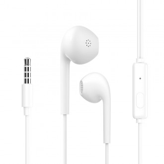 CELEBRAT earphones G12 με μικρόφωνο, 14.2mm, 1.2m, λευκό