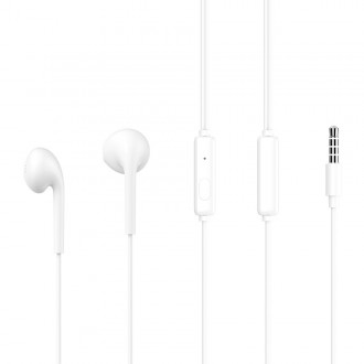 CELEBRAT earphones G12 με μικρόφωνο, 14.2mm, 1.2m, λευκό