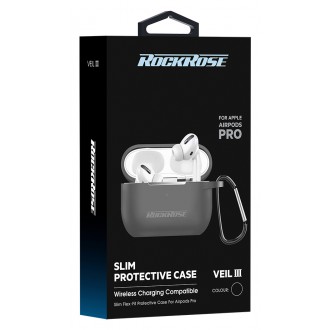 ROCKROSE θήκη προστασίας Veil IIΙ για AirPods Pro, μαύρη