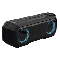 POWERTECH portable speaker & power bank PT-988 16W RMS, FM, RGB, IPX7, black