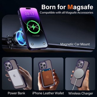 ΘΗΚΗ TECHSUIT MAGSAFE GHOST HOLDER SERIES ΓΙΑ IPHONE 15 PRO  ΜΑΥΡΗ