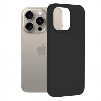 ΘΗΚΗ TECHSUIT SOFT EDGE SILICONE ΓΙΑ IPHONE 15 PRO ΜΑΥΡΗ