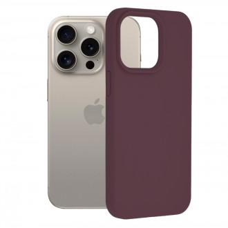 ΘΗΚΗ TECHSUIT SOFT EDGE SILICONE ΓΙΑ IPHONE 15 PRO PLUM VIOLET