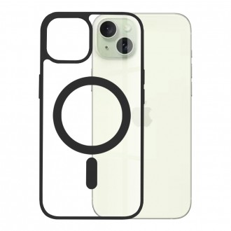 ΘΗΚΗ TECHSUIT MAGSAFE PRO BACK COVER ΜΑΥΡΗ  ΓΙΑ IPHONE 15 PRO