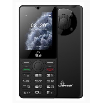 POWERTECH mobile phone Milly Big II, 2.4", with lens, black