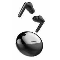 LDNIO earphones με θήκη φόρτισης T01, True Wireless, μαύρα