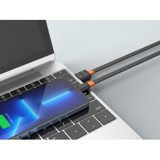 CELEBRAT καλώδιο micro USB σε USB CB-33M, flat, 2.1A, 1m, μαύρο