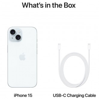 Smartphone iPhone 15 5G 6.1'' 128GB Blue | 48Mp Camera | OLED HDR10