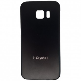 Θήκη Σιλικόνης Μάυρη Back Cover Με Σχέδιο I-Crystal Metal για SAMSUNG GALAXY S6