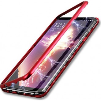 Θήκη Magneto 360 Full Cover Μεταλλική Κόκκινη για Samsung Galaxy A40