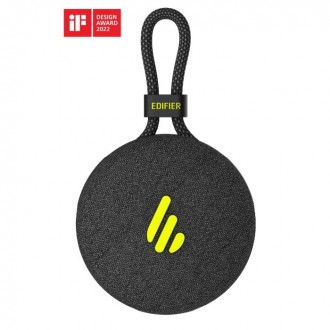 Edifier MP100 Plus 010270 Αδιάβροχο Ηχείο Bluetooth 5W με Διάρκεια Μπαταρίας έως 9 ώρες Μαύρο