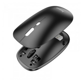 Bluetooth Ποντίκι Hoco GM15 Business Wireless Mouse με 3 Πλήκτρα Μαύρο DPI 800-1200-1600