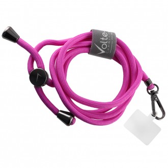 VOLTE-TEL NECK STRAP - ΛΟΥΡΑΚΙ ΛΑΙΜΟΥ ΓΙΑ ΘΗΚΕΣ ΡΟΖΕ ΜΩΒ VT30
