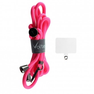 VOLTE-TEL NECK STRAP - ΛΟΥΡΑΚΙ ΛΑΙΜΟΥ ΓΙΑ ΘΗΚΕΣ ΦΩΣΦΟΡΟΥΧΟ ΡΟΖ VT15