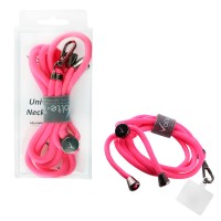 VOLTE-TEL NECK STRAP - ΛΟΥΡΑΚΙ ΛΑΙΜΟΥ ΓΙΑ ΘΗΚΕΣ ΦΩΣΦΟΡΟΥΧΟ ΡΟΖ VT15 VOLTE-TEL NECK STRAP - ΛΟΥΡΑΚΙ ΛΑΙΜΟΥ ΓΙΑ ΘΗΚΕΣ ΦΩΣΦΟΡΟΥΧΟ ΡΟΖ VT15