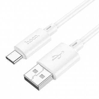 Καλώδιο σύνδεσης Hoco X88 USB σε USB-C 3.0A για Γρήγορη Φόρτιση και Μεταφορά Δεδομένων 1m Λευκό