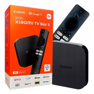 Xiaomi TV Box Mi Box S 2nd Gen 4K UHD με WiFi USB 2.0 2GB RAM και 8GB ROM με Google TV MDZ-28-AA PFJ4151EU