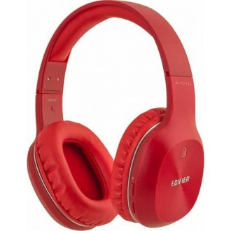 Edifier W800BT Plus Ασύρματα/Ενσύρματα Over Ear Ακουστικά με 55 ώρες Λειτουργίας Κόκκινα
