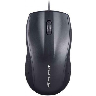 Element MS-004 Ενσύρματο Ποντίκι Μαύρο