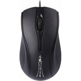 Element MS-004 Ενσύρματο Ποντίκι Μαύρο