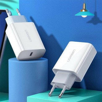 Ugreen Φορτιστής Χωρίς Καλώδιο με Θύρα USB-C 20W Power Delivery Λευκός (CD137)