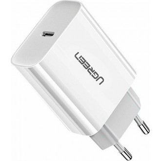 Ugreen Φορτιστής Χωρίς Καλώδιο με Θύρα USB-C 20W Power Delivery Λευκός (CD137)