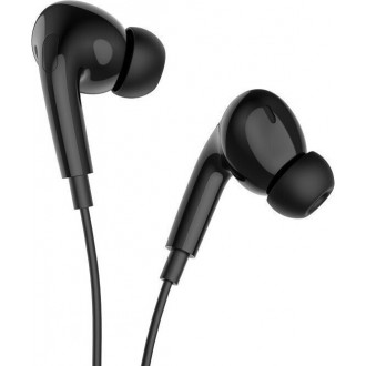 Hands Free Hoco M111 Pro Primero Series Earphones Stereo Lightning Μαύρο 1,2μ