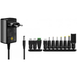 GOOBAY επιτοίχιος φορτιστής 65592, 3V-12V, 3.6W, 12 tips