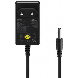 GOOBAY επιτοίχιος φορτιστής 65592, 3V-12V, 3.6W, 12 tips