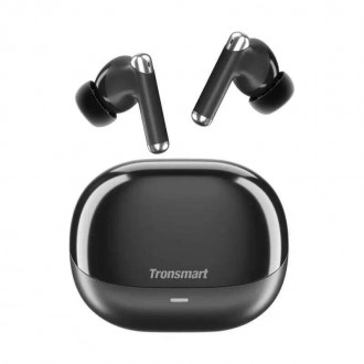 TRONSMART earphones με θήκη φόρτισης Sounfii R4, TWS, ENC, 12mm, μαύρο