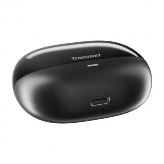 TRONSMART earphones με θήκη φόρτισης Sounfii R4, TWS, ENC, 12mm, μαύρο
