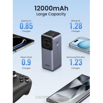 Ugreen PB724 Power Bank 12000mAh 100W με Θύρα USB-A και Θύρα USB-C Power Delivery / Quick Charge 3.0