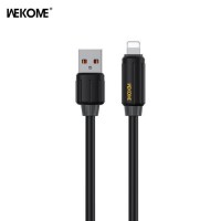 WK Wdc-27i USB-A to Lightning Cable 12W Μαύρο 1m