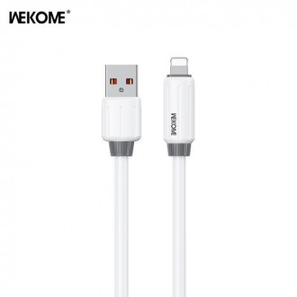 WK Wdc-27i USB-A to Lightning Cable 12W Λευκό 1m