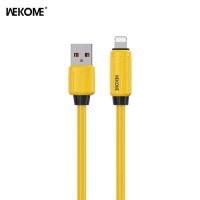 WK Wdc-27i USB-A to Lightning Cable 12W Κίτρινο 1m