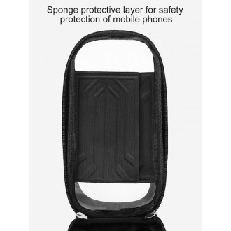 Techsuit Τσαντάκι Τιμονιού Ποδηλάτου Μαύρο