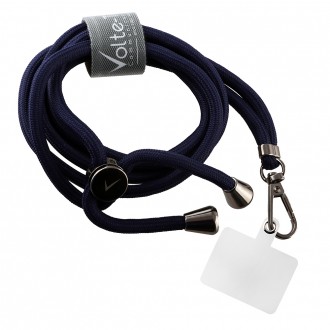 VOLTE-TEL NECK STRAP - ΛΟΥΡΑΚΙ ΛΑΙΜΟΥ ΓΙΑ ΘΗΚΕΣ ΣΚΟΥΡΟ ΜΠΛΕ VT10