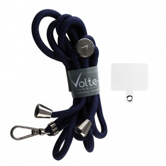 VOLTE-TEL NECK STRAP - ΛΟΥΡΑΚΙ ΛΑΙΜΟΥ ΓΙΑ ΘΗΚΕΣ ΣΚΟΥΡΟ ΜΠΛΕ VT10