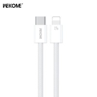 WK USB-C to Lightning Cable 27W Λευκό 1m (WDC-21L) WK USB-C to Lightning Cable 27W Λευκό 1m (WDC-21L)