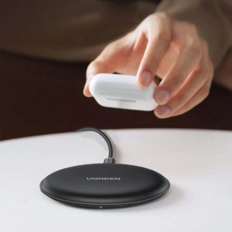 Ugreen Ασύρματος Φορτιστής (Qi Pad) 15W Μαύρος (CD186)