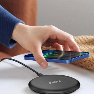 Ugreen Ασύρματος Φορτιστής (Qi Pad) 15W Μαύρος (CD186)