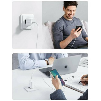Ugreen Φορτιστής με Θύρα USB-C και Καλώδιο Lightning 20W Power Delivery / Quick Charge 4.0 Λευκός (CD137)