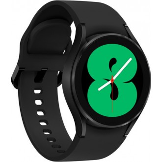 Samsung Galaxy Watch4 Aluminium 40mm Αδιάβροχο με Παλμογράφο Μαύρο