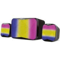 Element SP-150 v2.0 Ηχεία Υπολογιστή 2.1 με RGB Φωτισμό και Ισχύ 5W σε Μαύρο Χρώμα