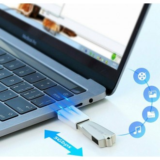 Ugreen Μετατροπέας USB-C male σε USB-A female Λευκό (30155)