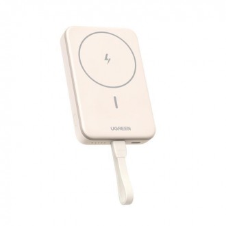 Ugreen PB760 MagSafe Power Bank 10000mAh 20W με Θύρα USB-C Λευκό