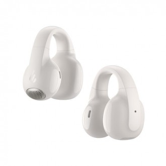 Edifier Comfo C Open Ear Bluetooth Handsfree Ακουστικά με Αντοχή στον Ιδρώτα και Θήκη Φόρτισης Starlight
