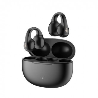 Edifier Comfo C Open Ear Bluetooth Handsfree Ακουστικά με Αντοχή στον Ιδρώτα και Θήκη Φόρτισης Black