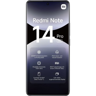 Xiaomi Redmi Note 14 Pro 5G Dual SIM (8GB/256GB) Μαύρο